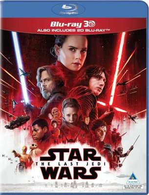 Star Wars: Episode 8 - The Last Jedi 2D / 3D (Blu-ray disc)