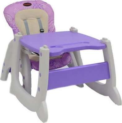 Chelino Angel 2in1 Plastic High Chair (Green/Blue)