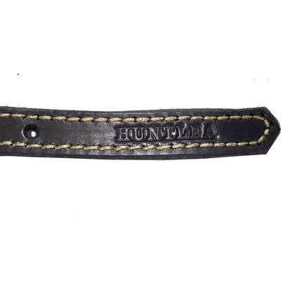 Huntlea Leopard Series - Leather Collar (Navy)