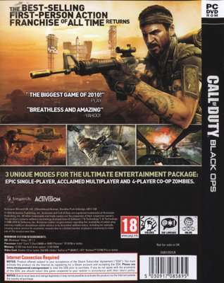 Call Of Duty - Black Ops (PC, DVD-ROM)