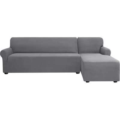 Fine Living - L Shape Couch Cover (Grey)