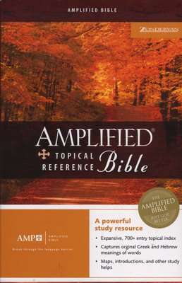 Amplified Topical Reference Bible, Hardcover (Hardcover, Supersaver ed.)