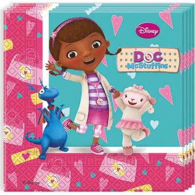 Doc McStuffins - 2-Ply Paper Napkins (20 Pack)