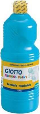Giotto Washable Paint (1000ml)(Cyan)