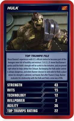 Top Trumps - Marvel Cinematic Universe