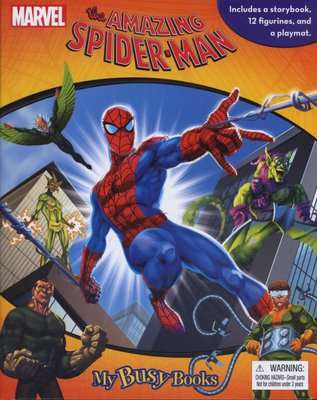 Marvel Spider-Man (Storybook + 12 Figurines + Playmat) (Board book)