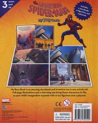 Marvel Spider-Man (Storybook + 12 Figurines + Playmat) (Board book)