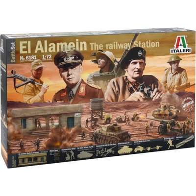 Italeri WWII Battleset - El Alamein The Railway Station (1:72)