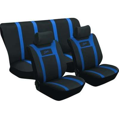 Stingray Sport Full Car Seat Cover Set (6 Piece) (Blue)