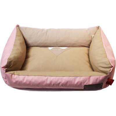Dog's Life Vintage Lounger Waterproof Summer Bed (Pink)