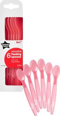 Tommee Tippee - Essentials Feeding Spoons (6 Pack | Supplied Colour May Vary)