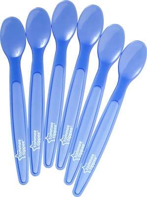 Tommee Tippee - Essentials Feeding Spoons (6 Pack | Supplied Colour May Vary)