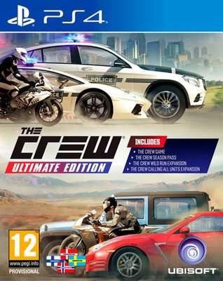 The Crew - Ultimate Edition (PlayStation 4, Blu-ray disc)