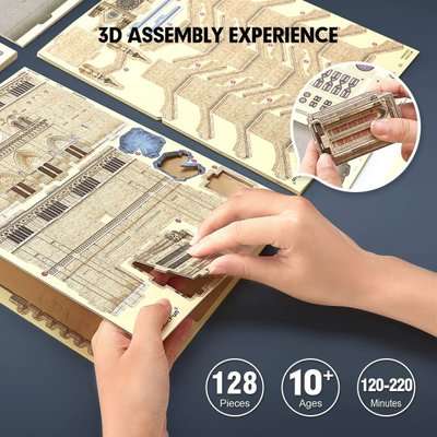 CubicFun National Geographic 3D Puzzle - Cathedrale Notre-dame de Paris (128 Pieces)