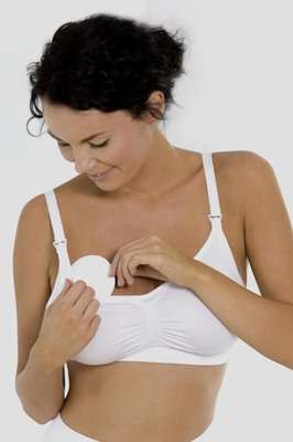 Carriwell Cotton Washable Breast Pads (6 Pack)(White)