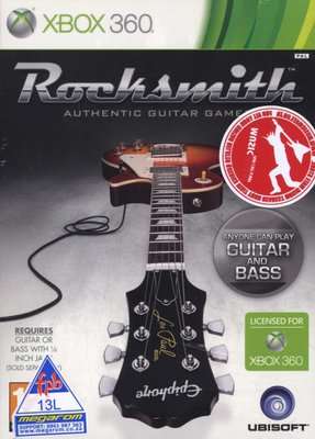 Rocksmith incl. Real Tone Cable (XBox 360, DVD-ROM)