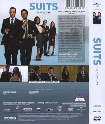 Suits - Season 1 (DVD, Boxed set)