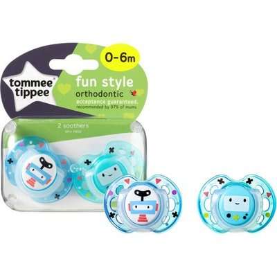 Tommee Tippee Closer to Nature Fun Soother (0 to 6 Months) (Supplier design may vary)