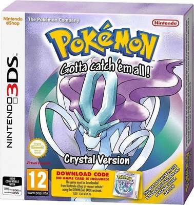 Pokemon Crystal (Code in a Box) (Nintendo 3DS)