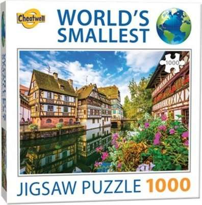 World's Smallest Jigsaw Puzzle - Strasbourg (1000 Pieces)