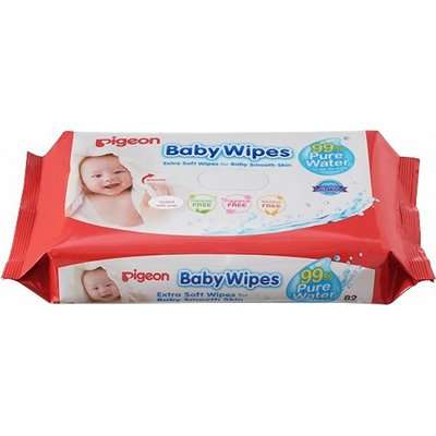 Pigeon Baby Wipes 82's Chamrose (Refill Pack)