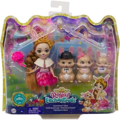 Royal Enchantimals Brystal Bunny Family Doll