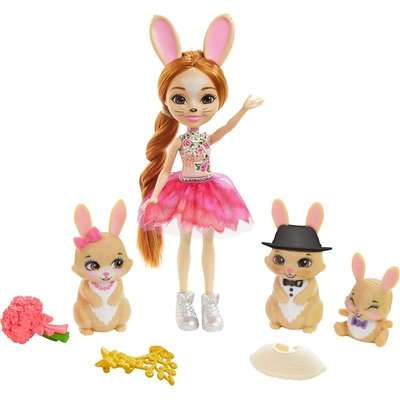 Royal Enchantimals Brystal Bunny Family Doll