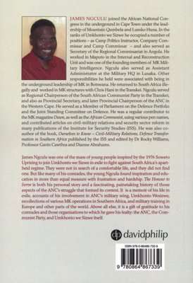 The Honour To Serve - Recollections Of An Umkhonto Soldier (Paperback)