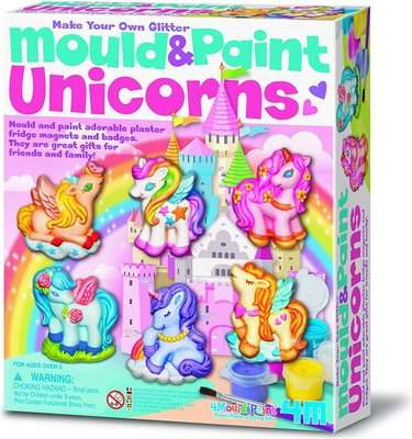 4M Make Your Own Mould and Paint Glitter Unicorns