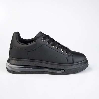 Madison Sophia Lace-up Sneaker - Black Mono (6)