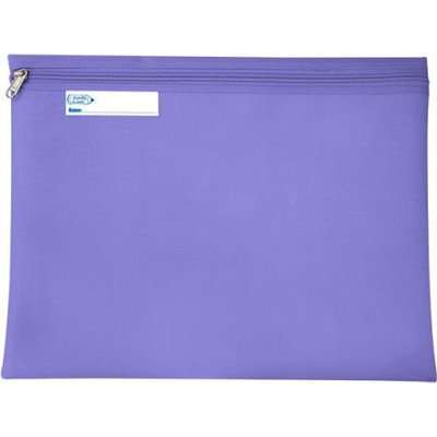 Bantex Book Bag with Zip (Landscape)(Purple)