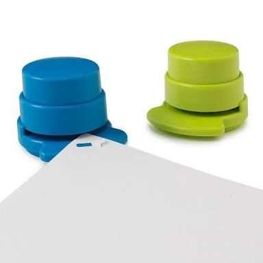 Eco Staple-Less Stapler (Yellow)