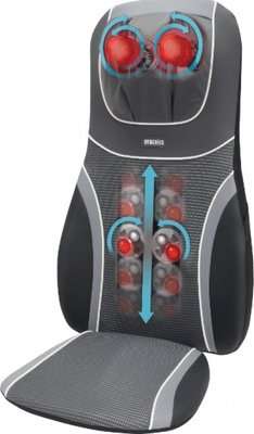 Homedics 2 In 1 SensaTouch Back Massager with Seat Vibrator