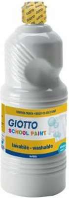 Giotto Washable Paint (1000ml)(White)
