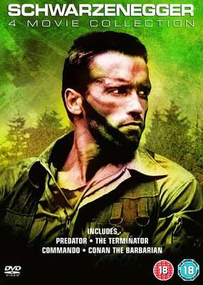 Schwarzenegger 4-Movie Collection - Predator / The Terminator / Commando / Conan The Barbarian (DVD)