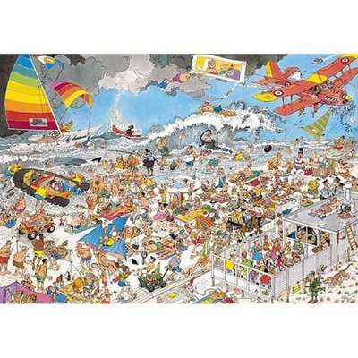 Jumbo Jan van Haasteren At The Beach Jigsaw Puzzle (1000 Pieces)
