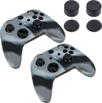 Piranha 2 x Skins and 8 x Grips for Xbox One Controller