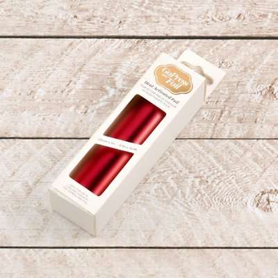 Couture Creations GoPress Heat Activate Foil (Red with Matte Finish)(125mm x 5m)