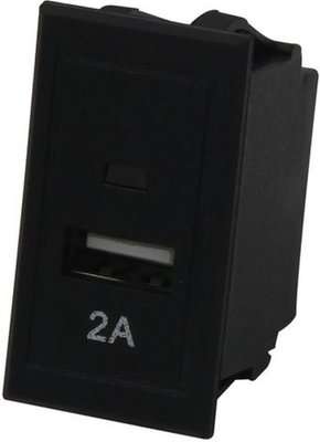 MOTOquip Panel Mount Single USB Socket