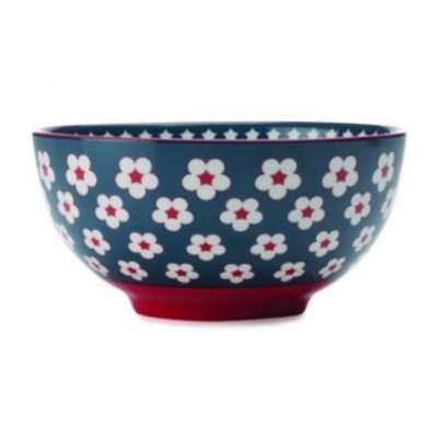 Christopher Vine Cotton Bud Bowl (15.5cm) (Dark Blue)