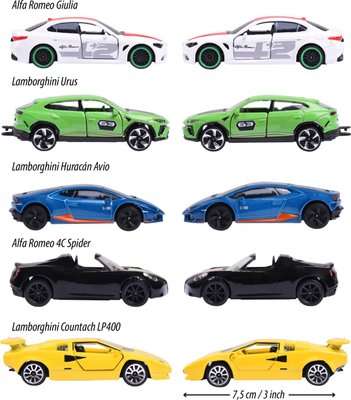 Majorette Dream Cars Italy Giftpack (Pack of 5)