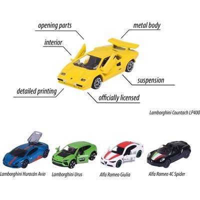 Majorette Dream Cars Italy Giftpack (Pack of 5)