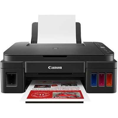 Canon Pixma G3411 Multifunction 3-in-1 Colour Ink-jet Printer with Wi-Fi  (A4)(Black)