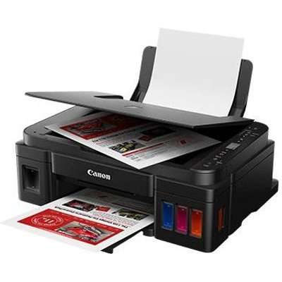 Canon Pixma G3411 Multifunction 3-in-1 Colour Ink-jet Printer with Wi-Fi  (A4)(Black)