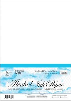 Couture Creations A4 Yupo Alcohol Ink Paper - White (10 Sheets)(200gsm)