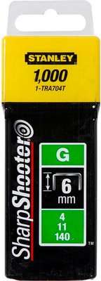Stanley Tools Heavy-Duty Staples (6mm x 1000)
