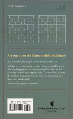 Mensa Sudoku (Paperback)