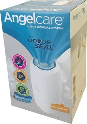 Angelcare Odour Control Nappy Disposal Bin (Grey)