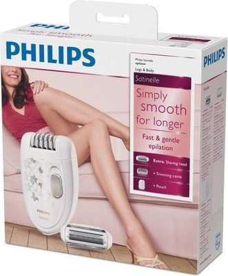 Philips Satinelle Epilator with Cleansing Brush