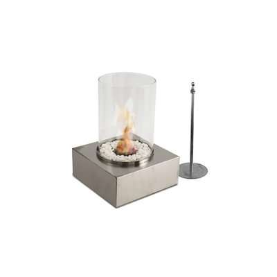Fine Living Round Ethanol Burner (Silver)